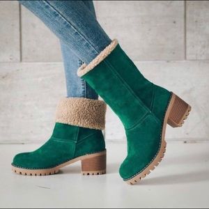 Spirited Jungle Green Boots
